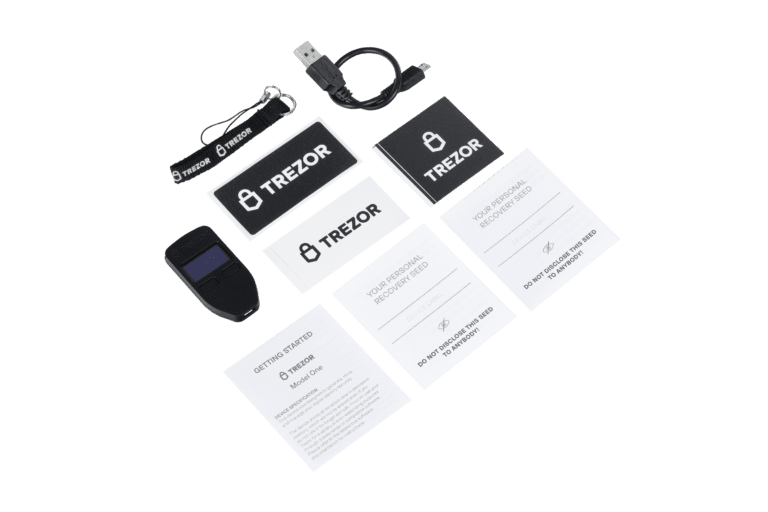 Trezor Wallet Model One Content