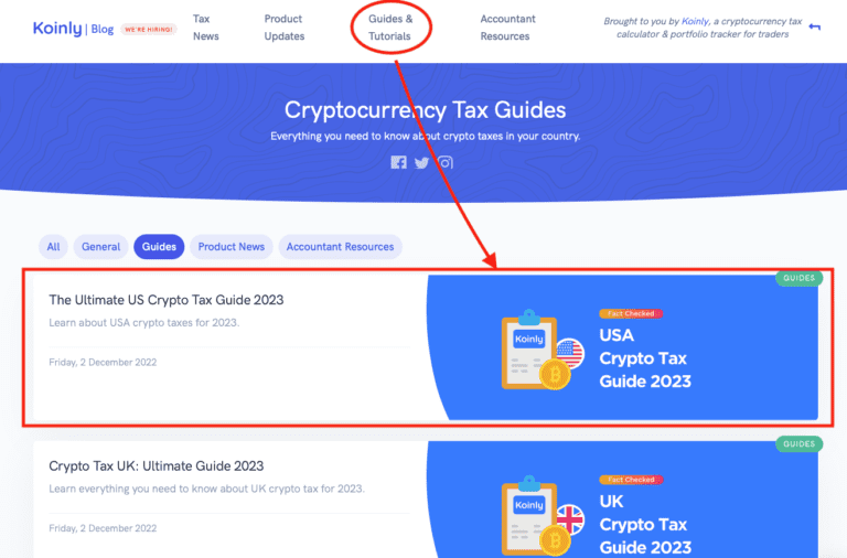 koinly Guide & Tutorials